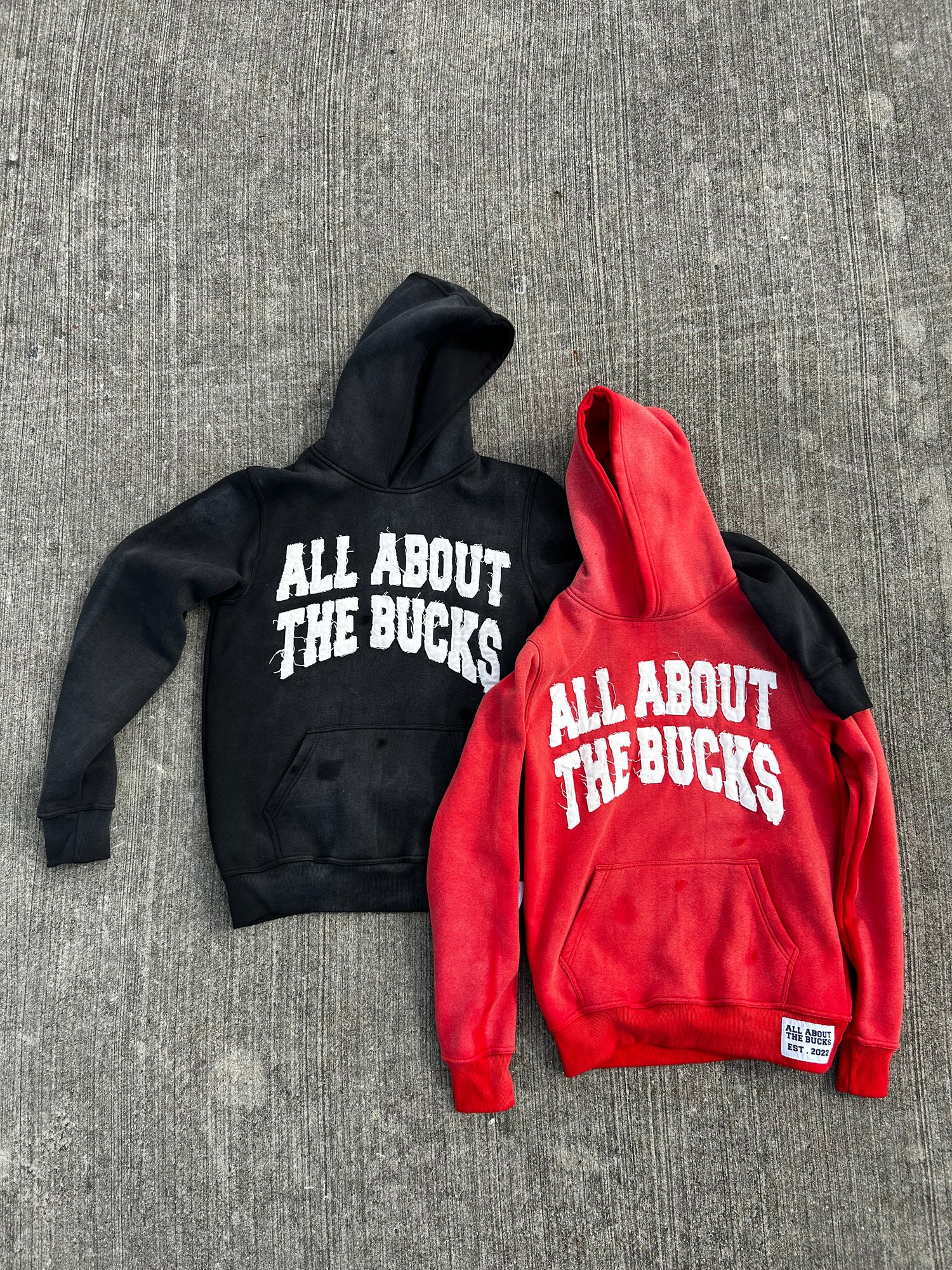 AllAboutTheBuck$ Distressed Hoodies