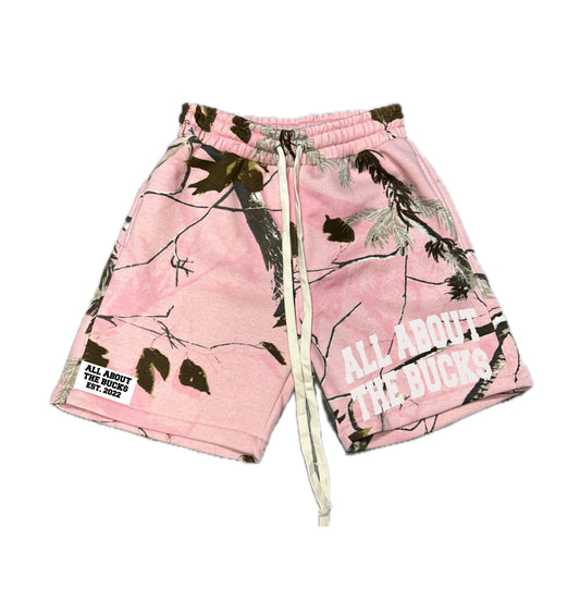 Pink Real Tree Camo Shorts