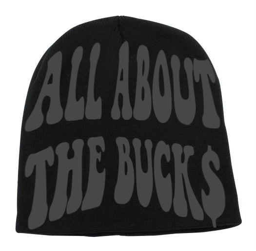 AllAboutTheBuck$ Black Beanie