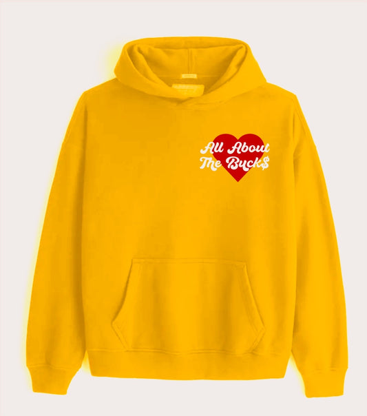 Yellow/Red Heart Hoodie
