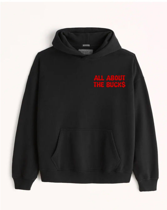 AllAboutTheBuck$ Small Logo Hoodie