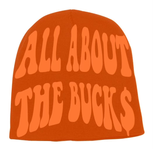 AllAboutTheBuck$ Orange Beanie