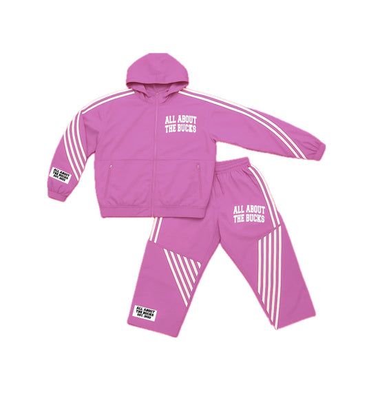 Pink Nylon Vintage Track Set