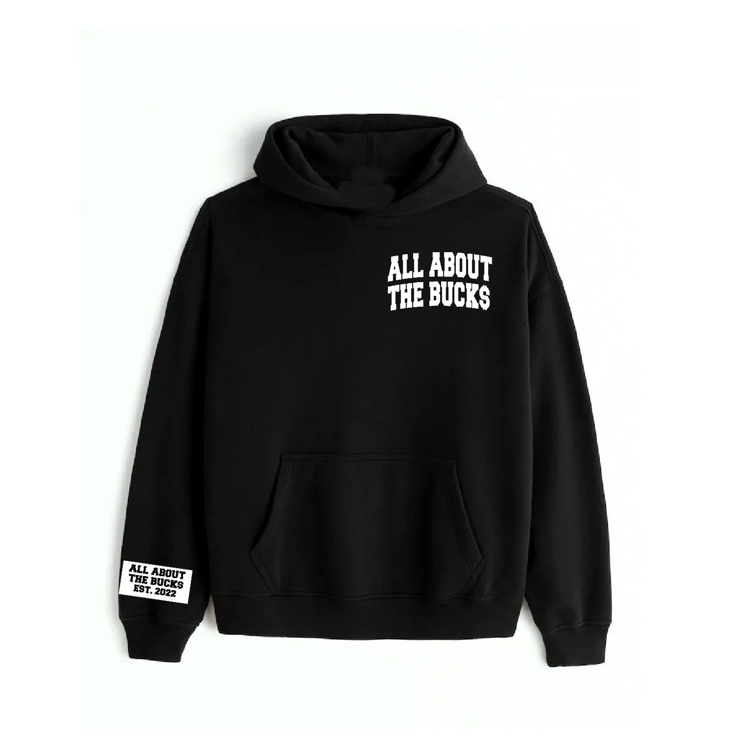Black MultiLogo AllAboutTheBucks Hoodie