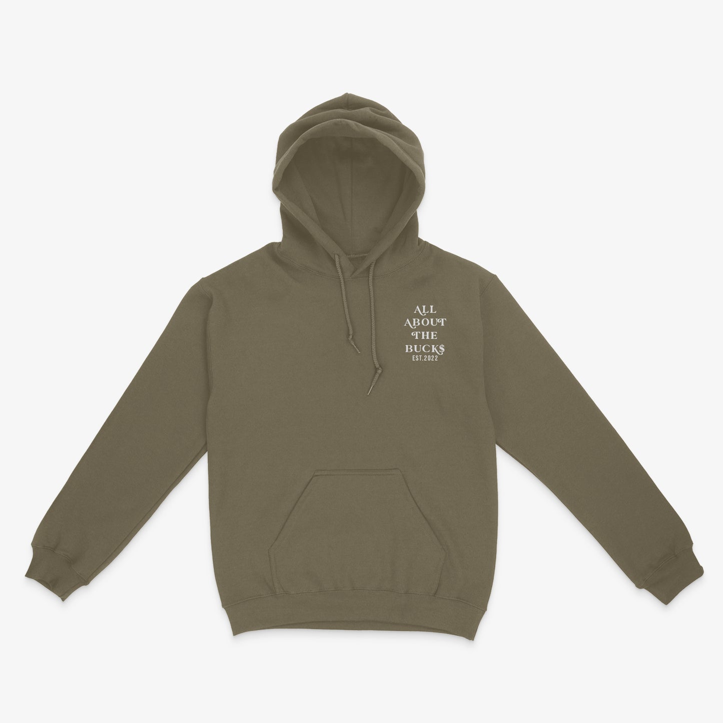 AllAboutTheBuck$ Olive Hoodie