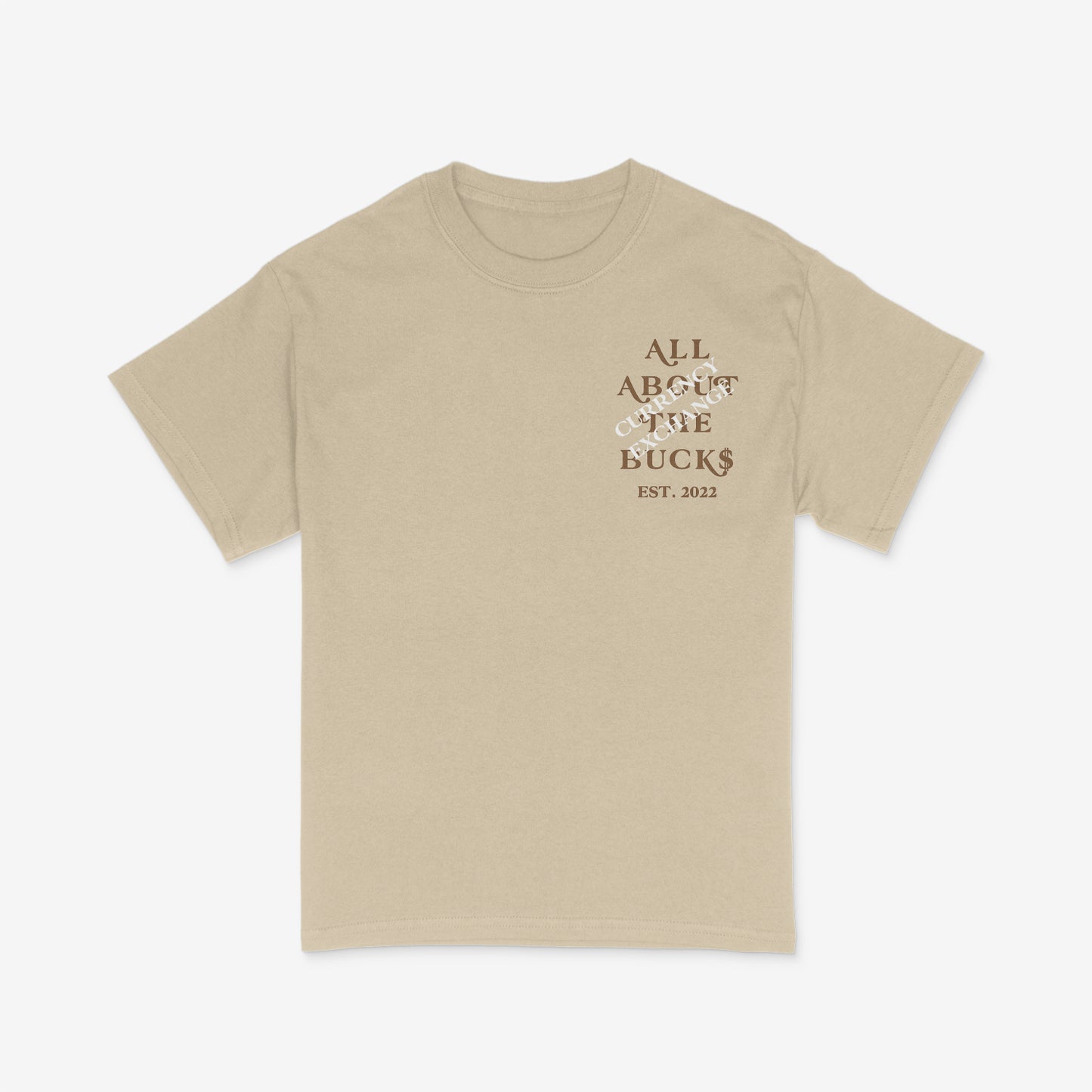 Currency Exchange Sand/Bro Tee