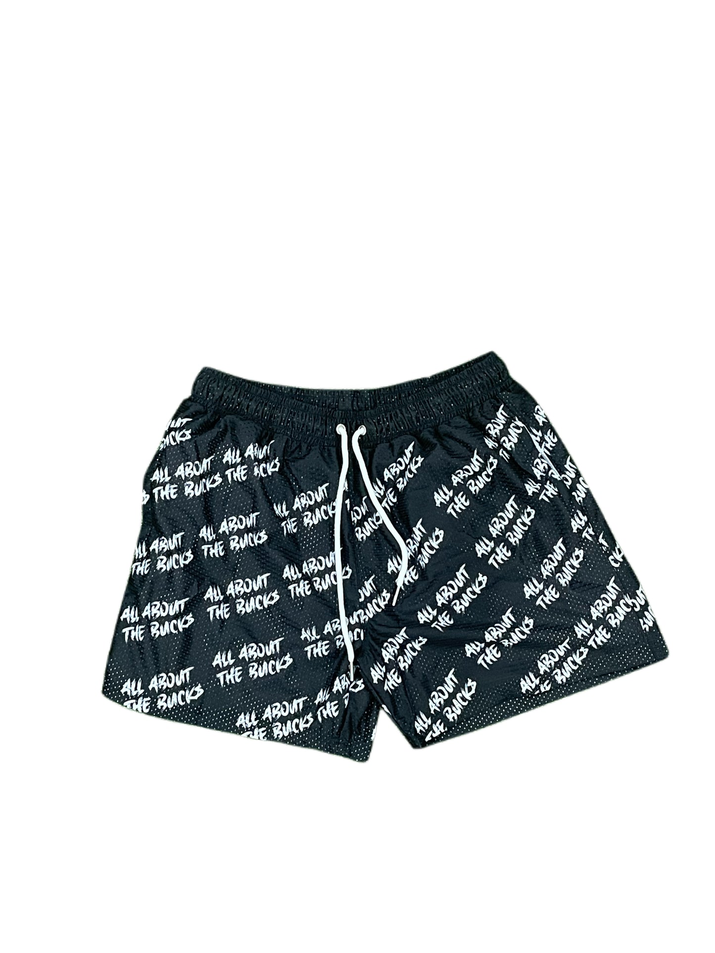 AllAboutTheBuck$ Black Mesh Short Shorts