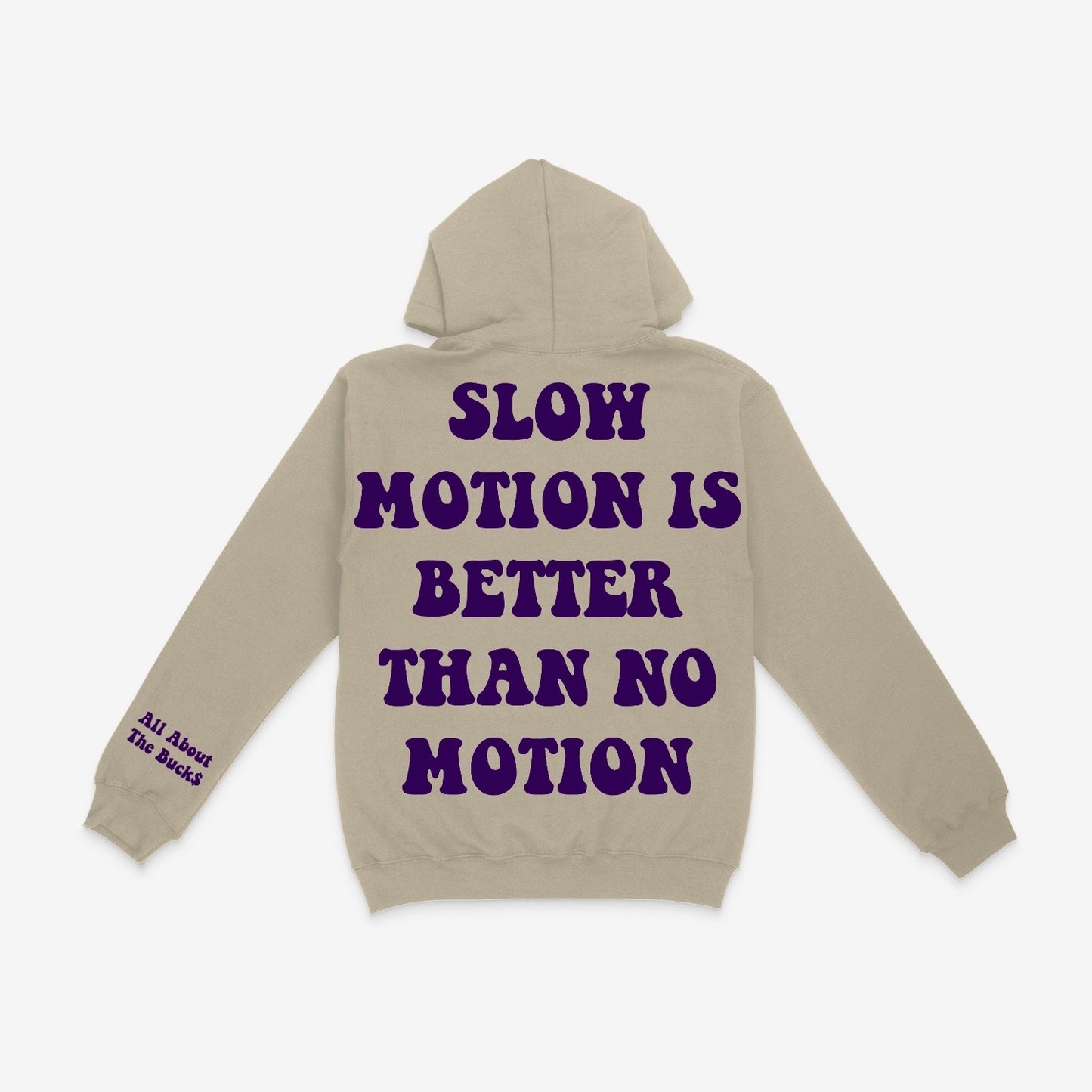 Tan/purple Slow Motion Hoodie