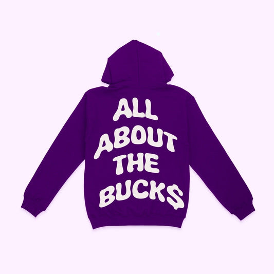 Purple AllAboutTheBuck$ Hoodie