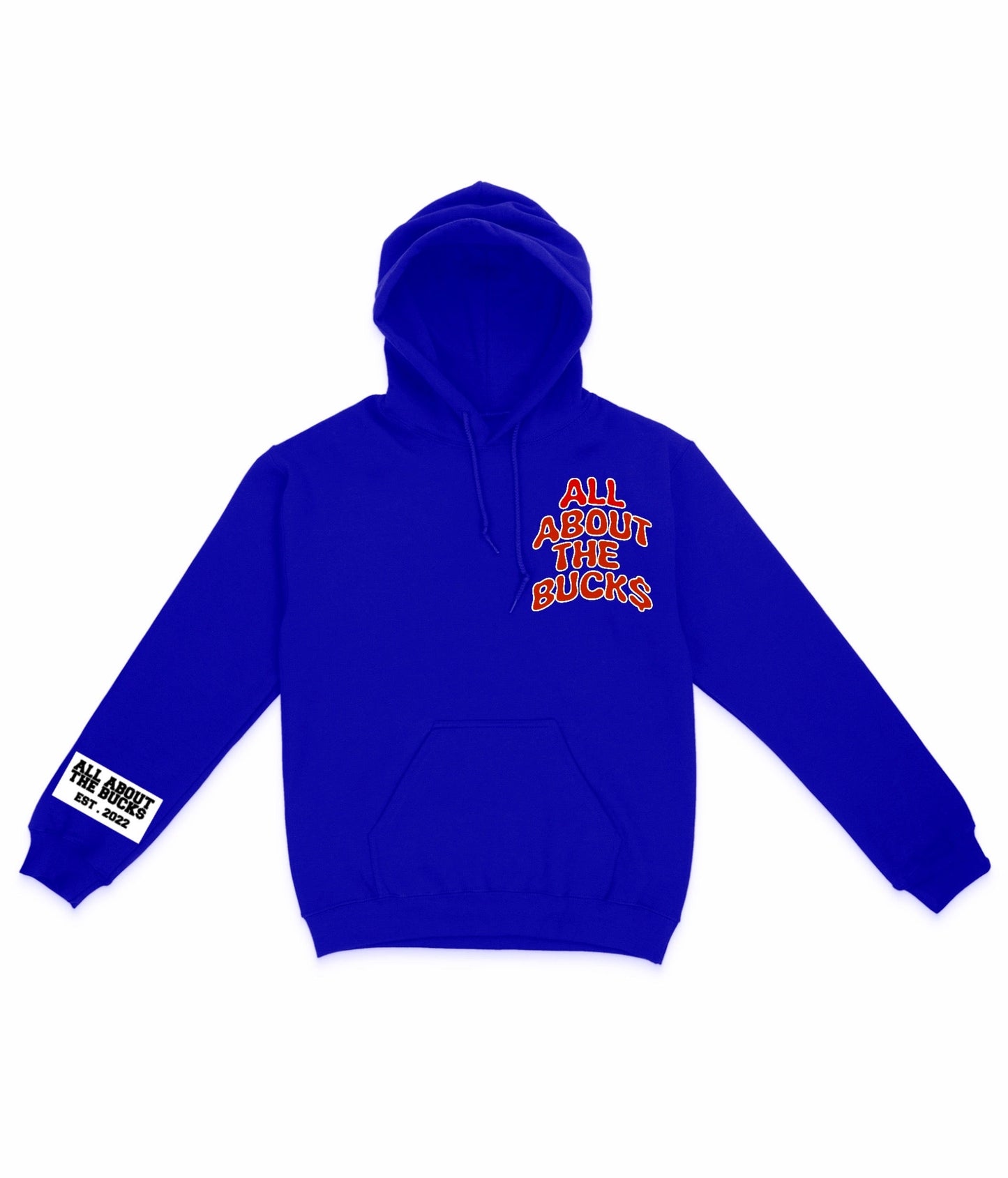 Blue/Red The Money Printed Hoodie
