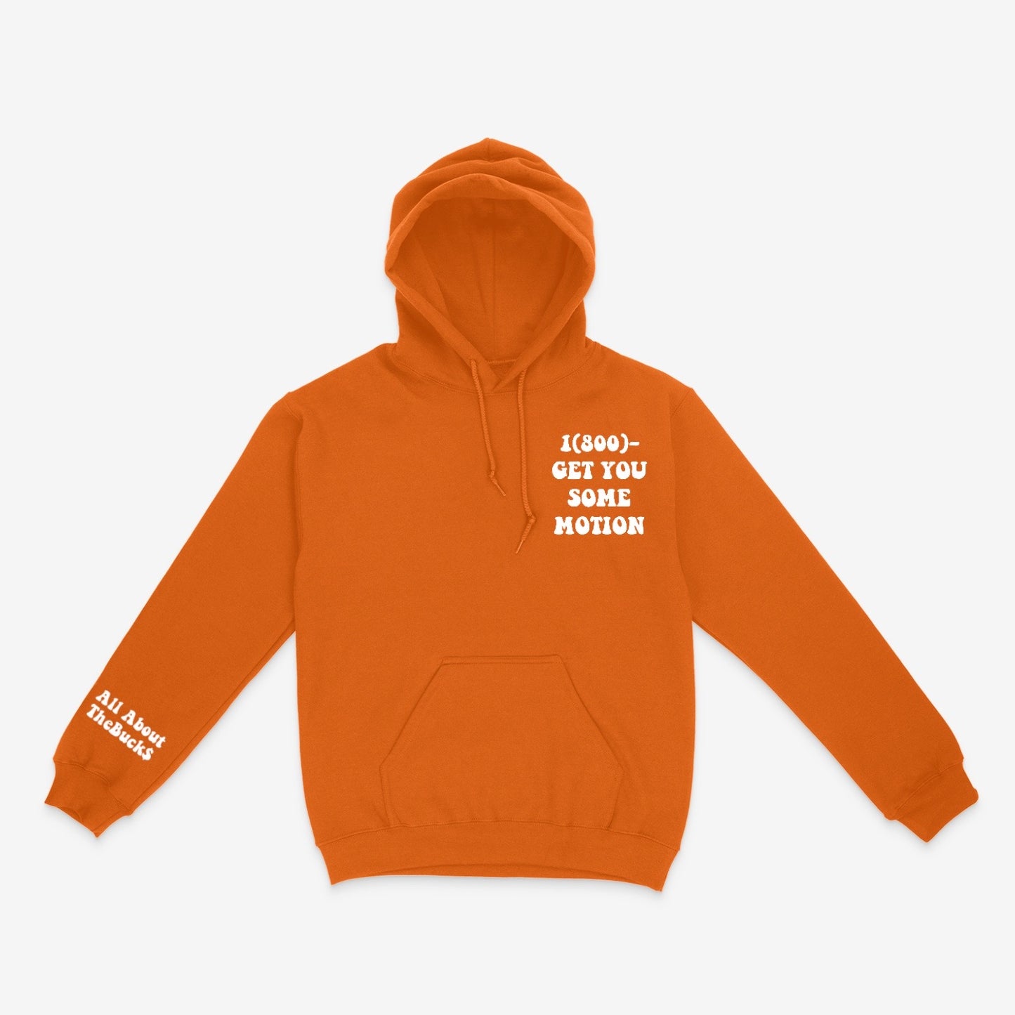 Orange Slow Motion Hoodie