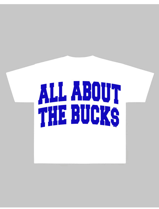 Kids White/Blue Arch Tee