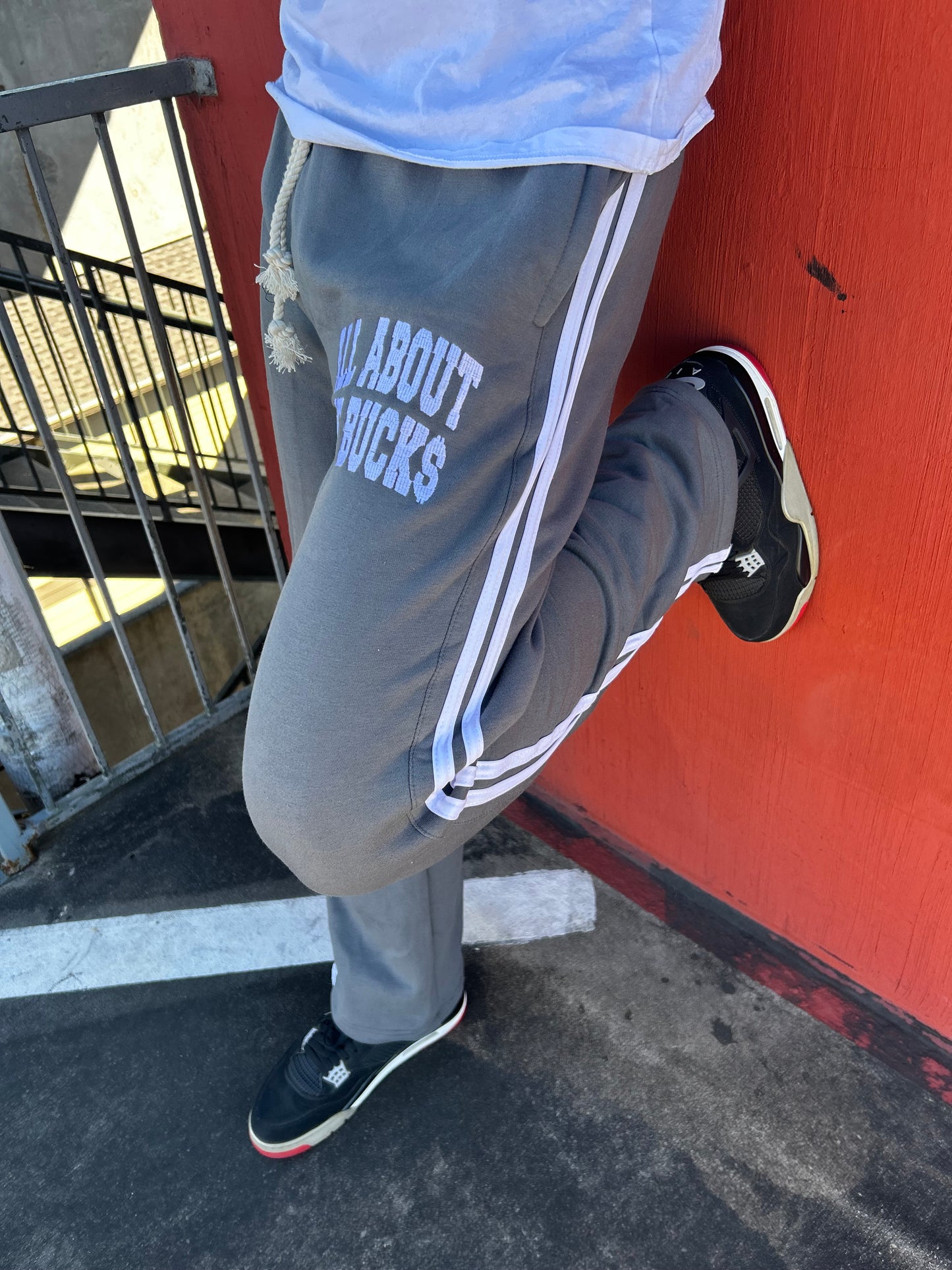 AllAboutTheBuck$ Gray Baggy Sweats