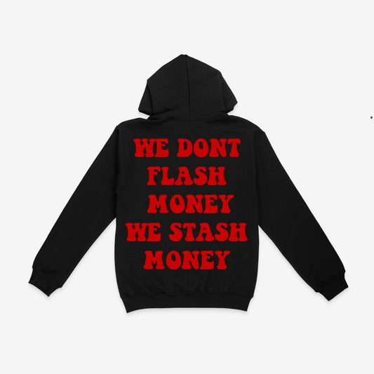 Black/Red We Don’t Flash Hoodie