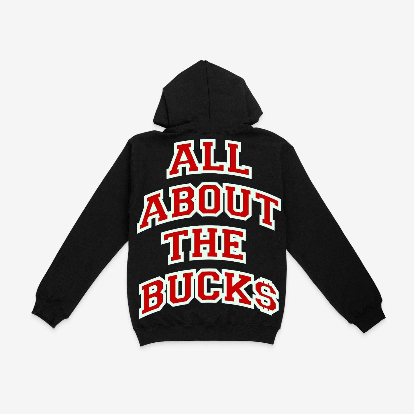 Black/Red Arch Hoodie