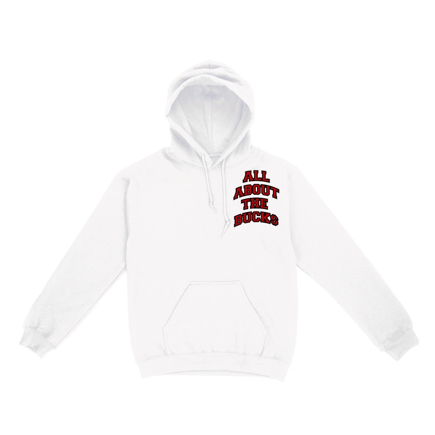 White/Red Arch Hoodie