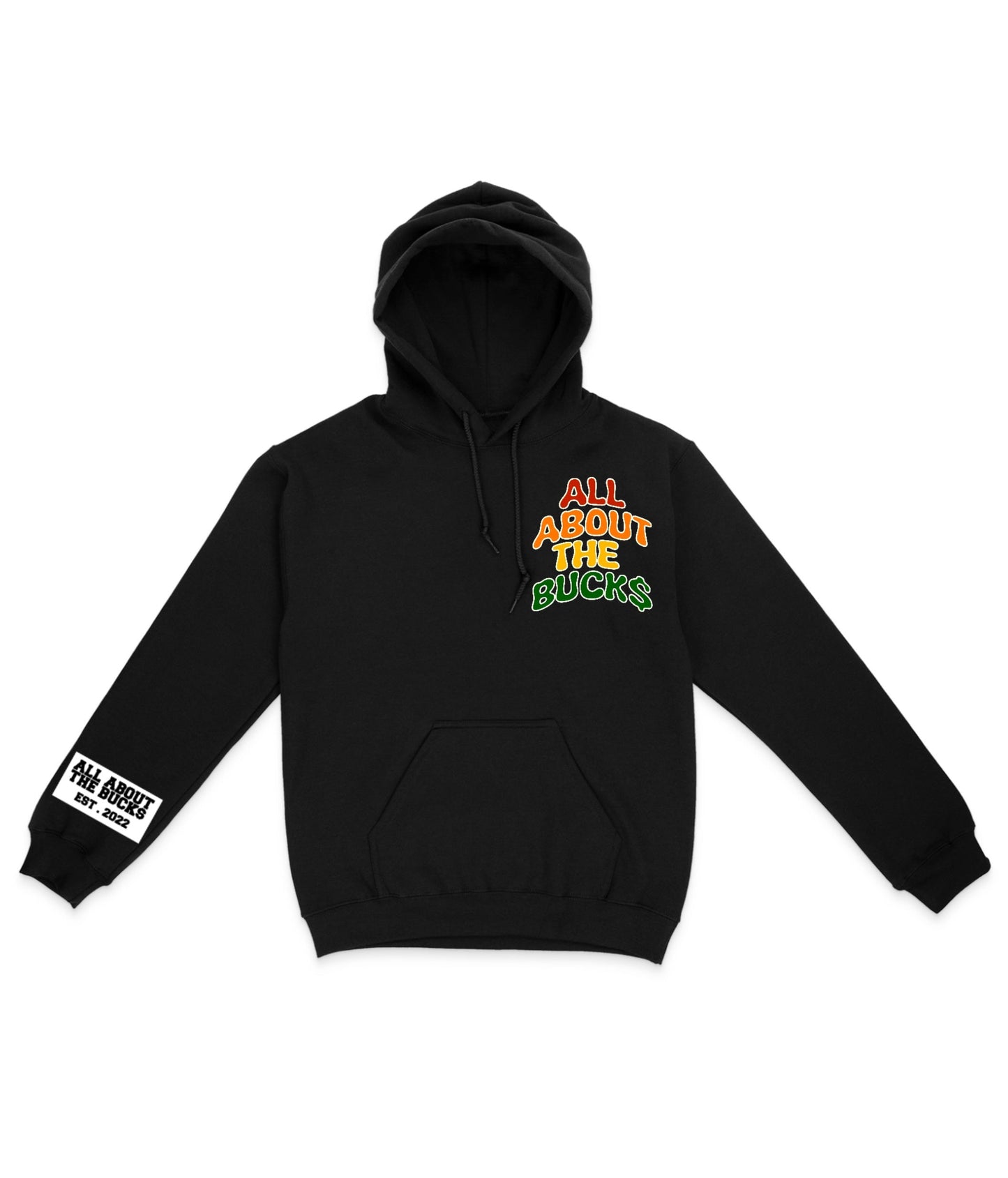 Black/Rainbow The Money Printed Hoodie