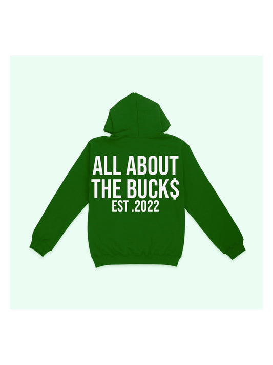 Green AllAboutTheBuck$ Box Logo Hoodie