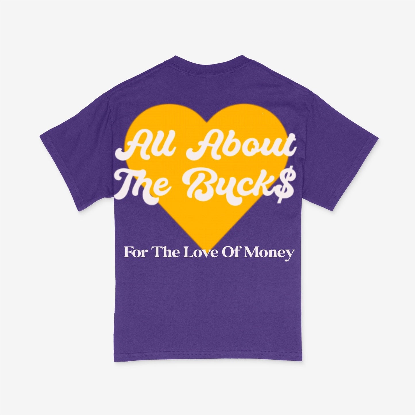 Kids Purple Yellow Heart Tee