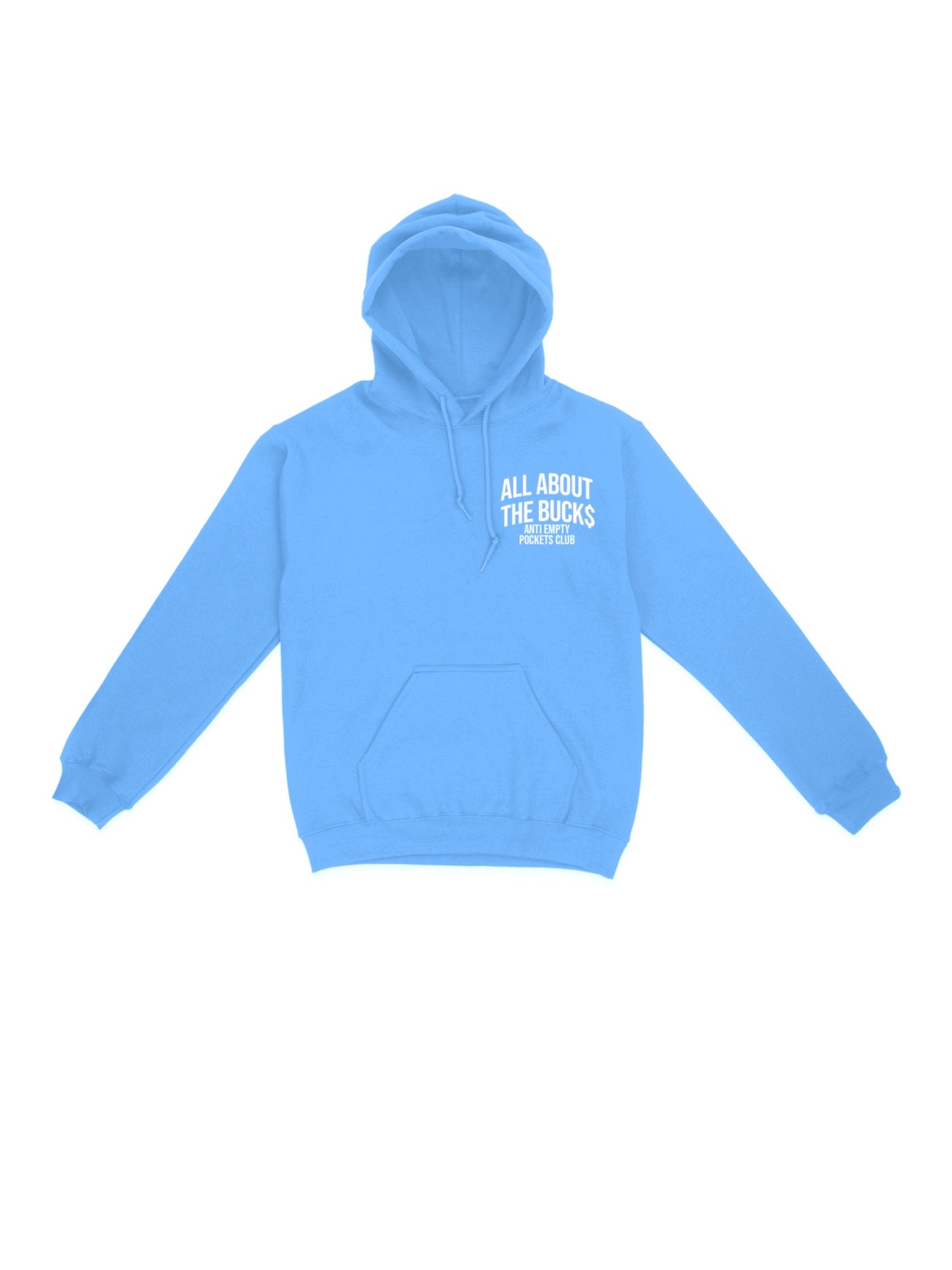 Light Blue Anti Empty Pockets Hoodie