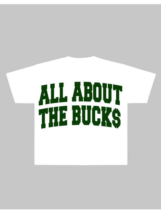 Kids White/Green Arch Tee