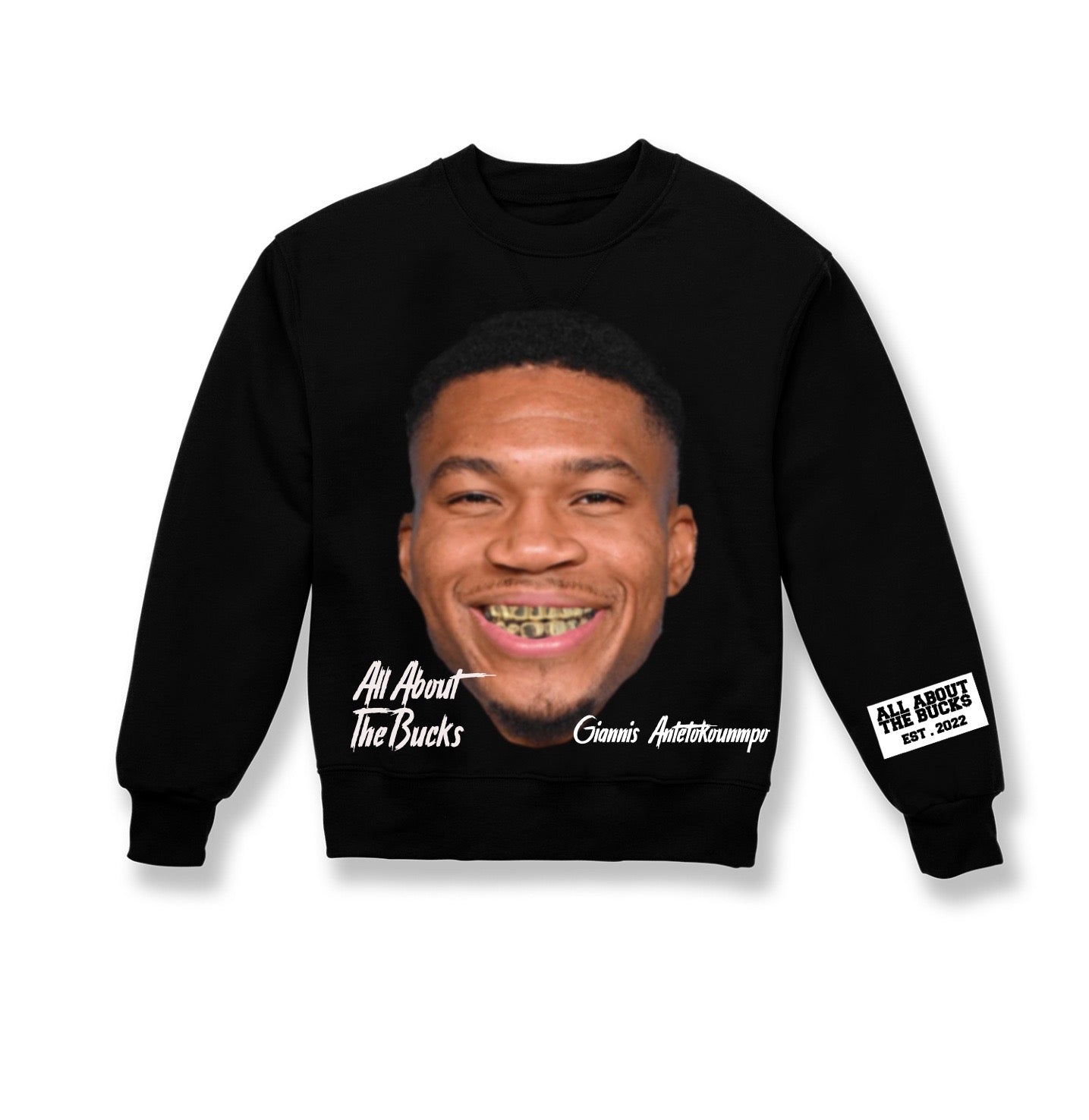 Giannis Gold Grill Crew Neck