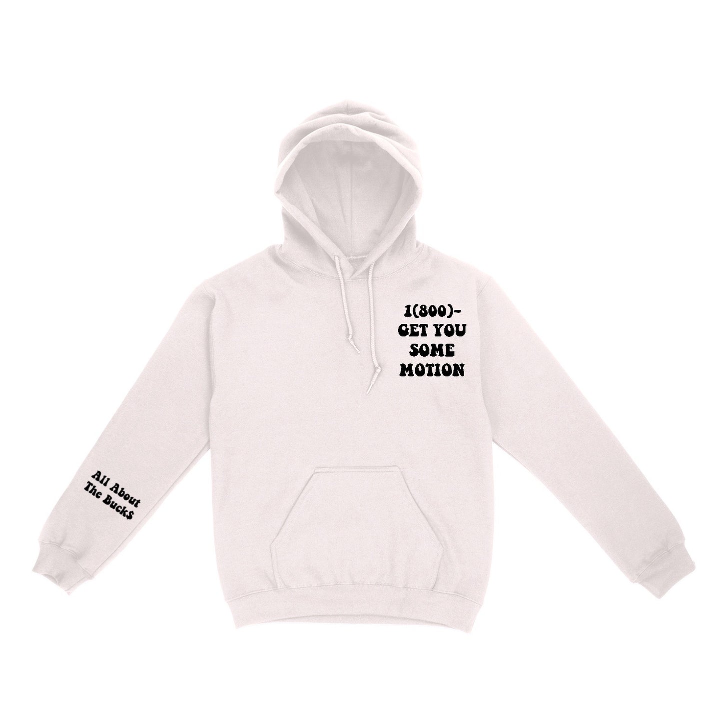 White Slow Motion Hoodie