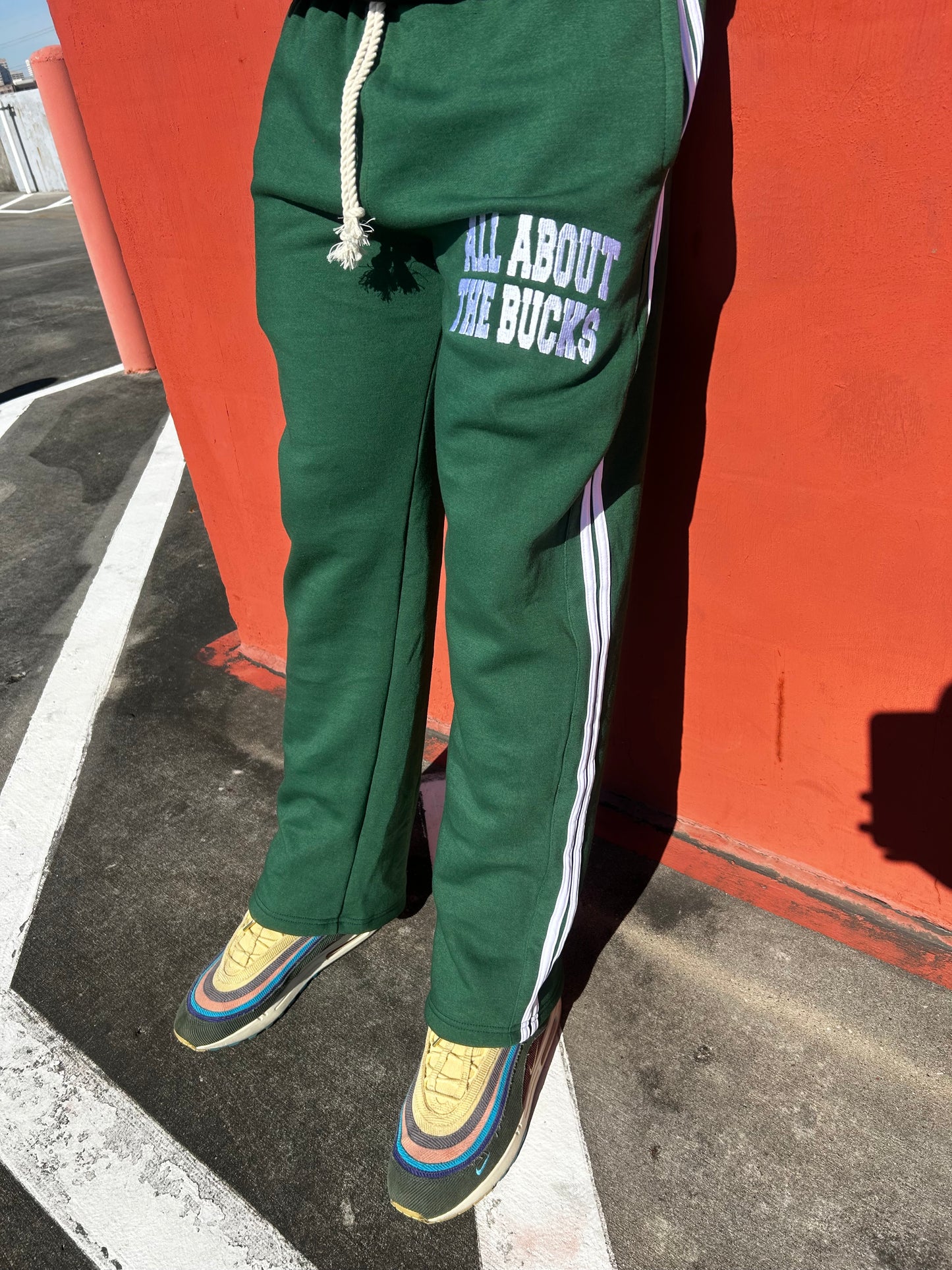 AllAboutTheBuck$ Green Baggy Sweats
