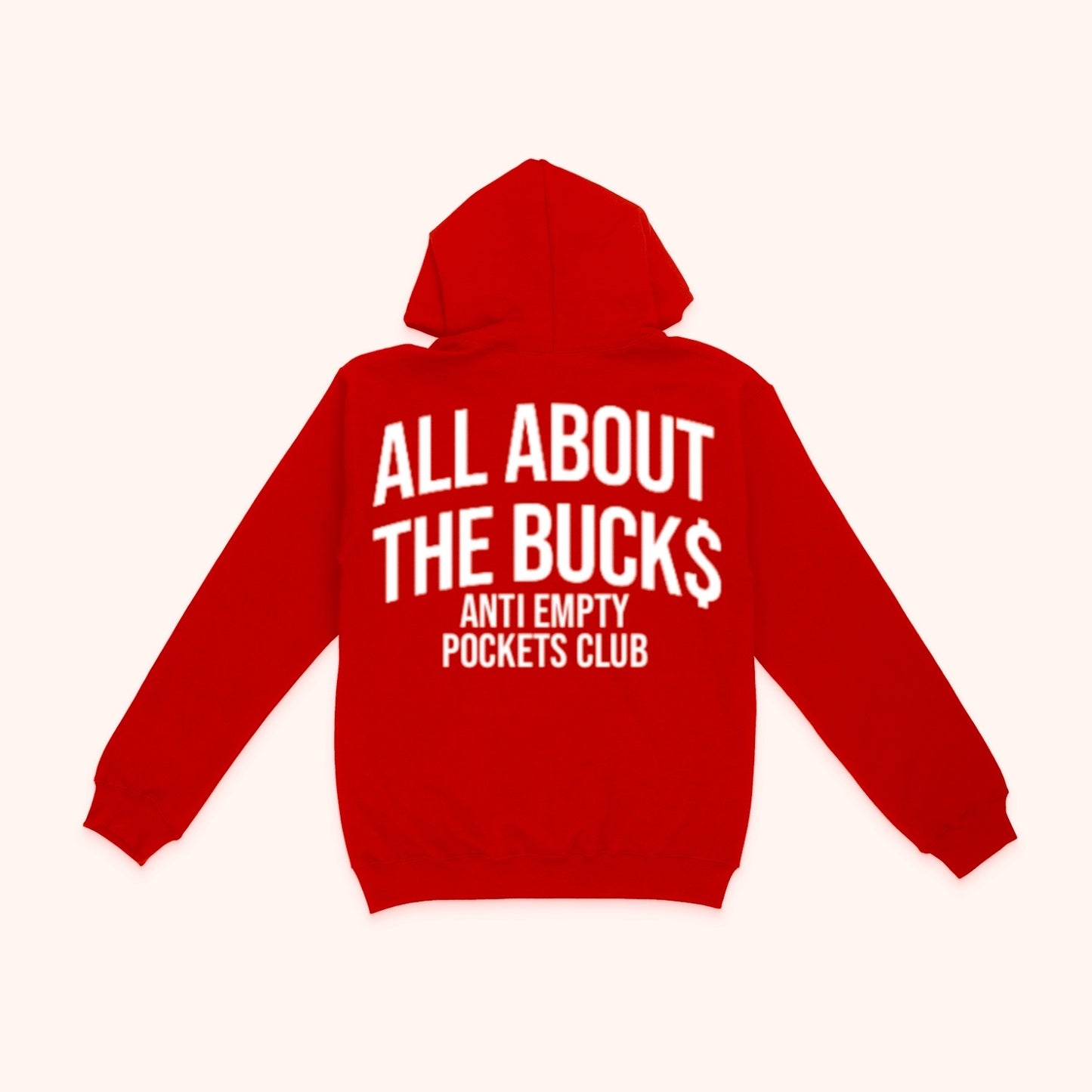 Red Anti Empty Pockets Hoodie
