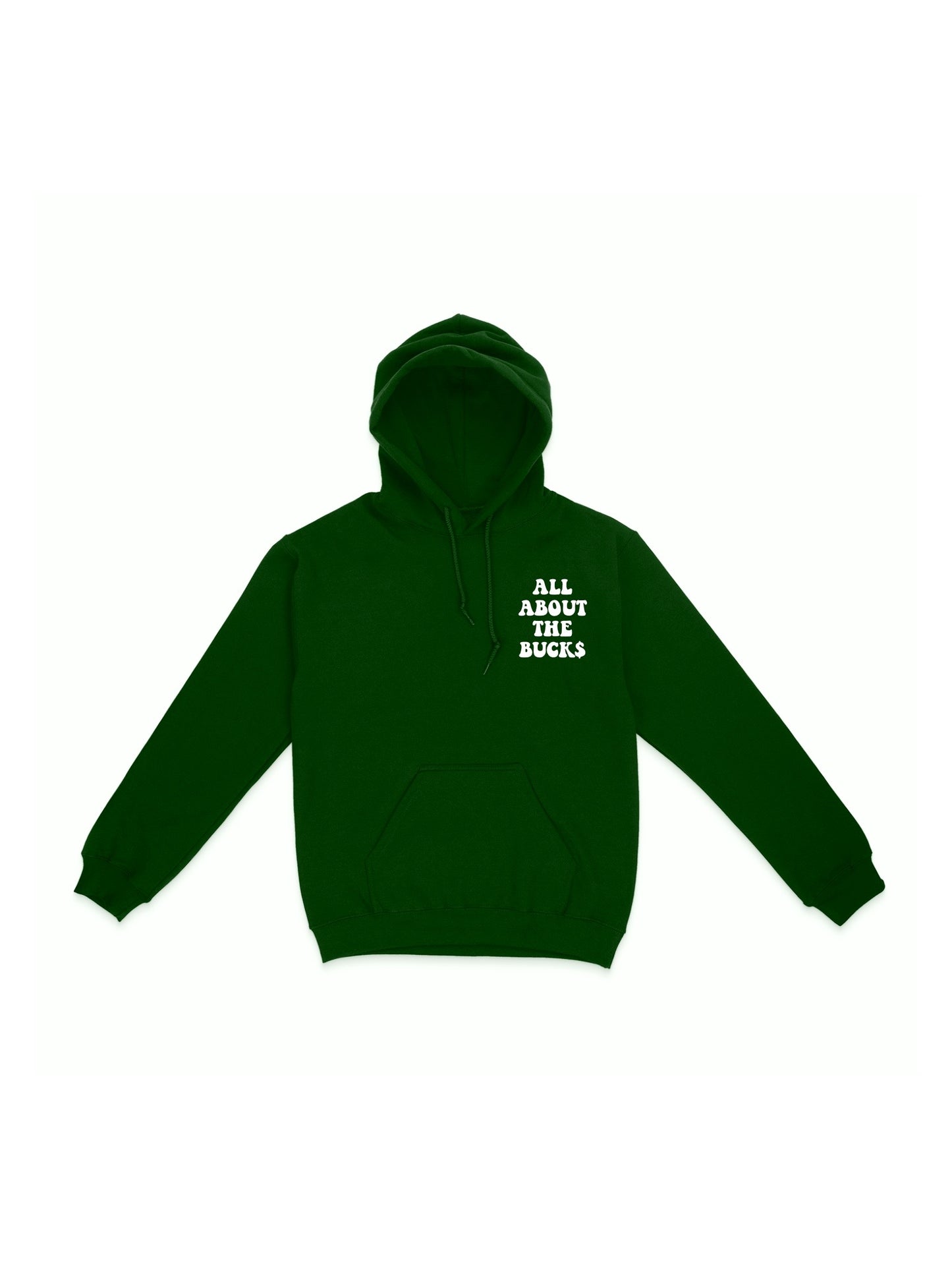 Forest Green We Don’t Flash Hoodie