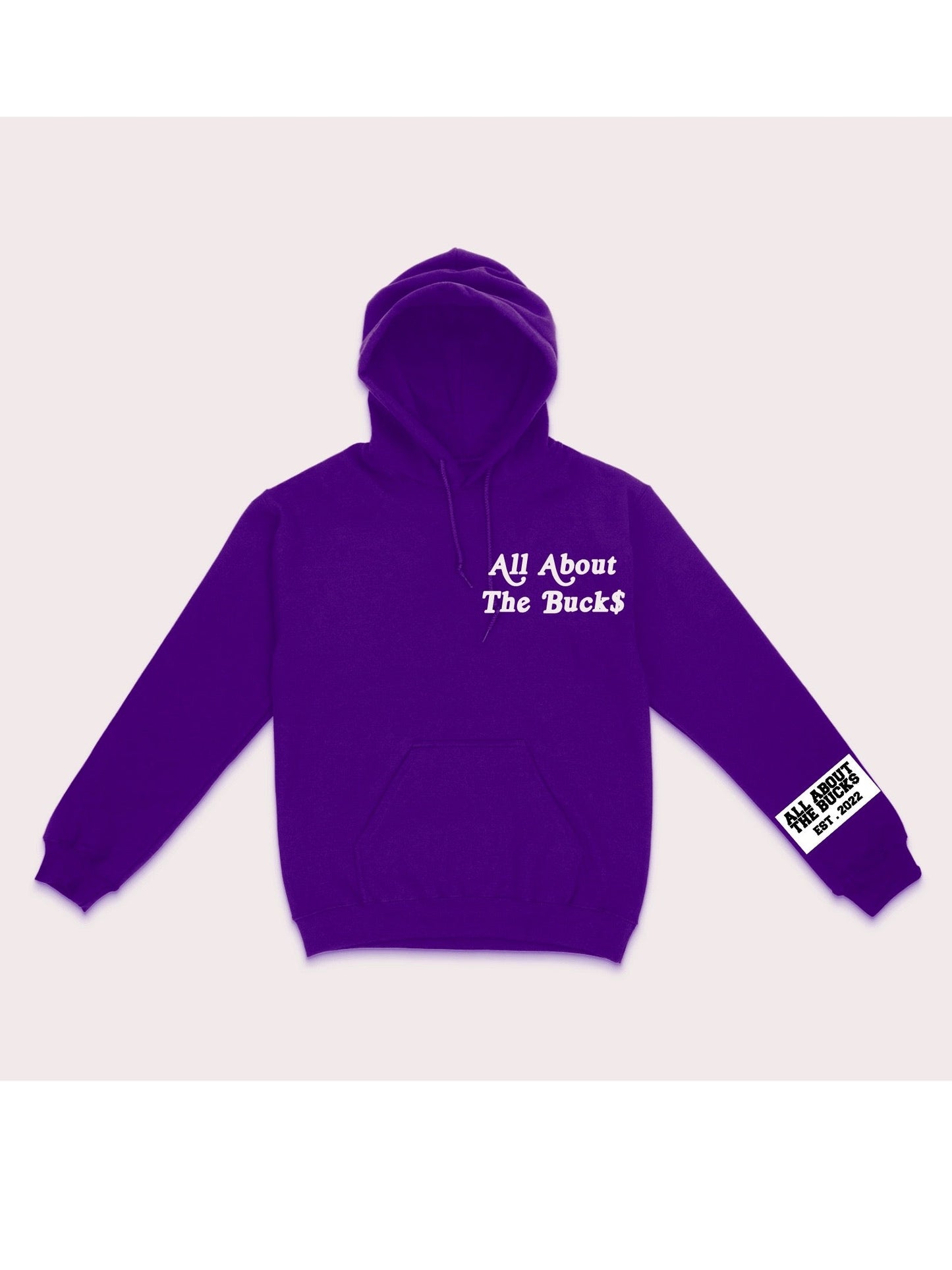 Purple I Was Chasing Buck$ Hoodies