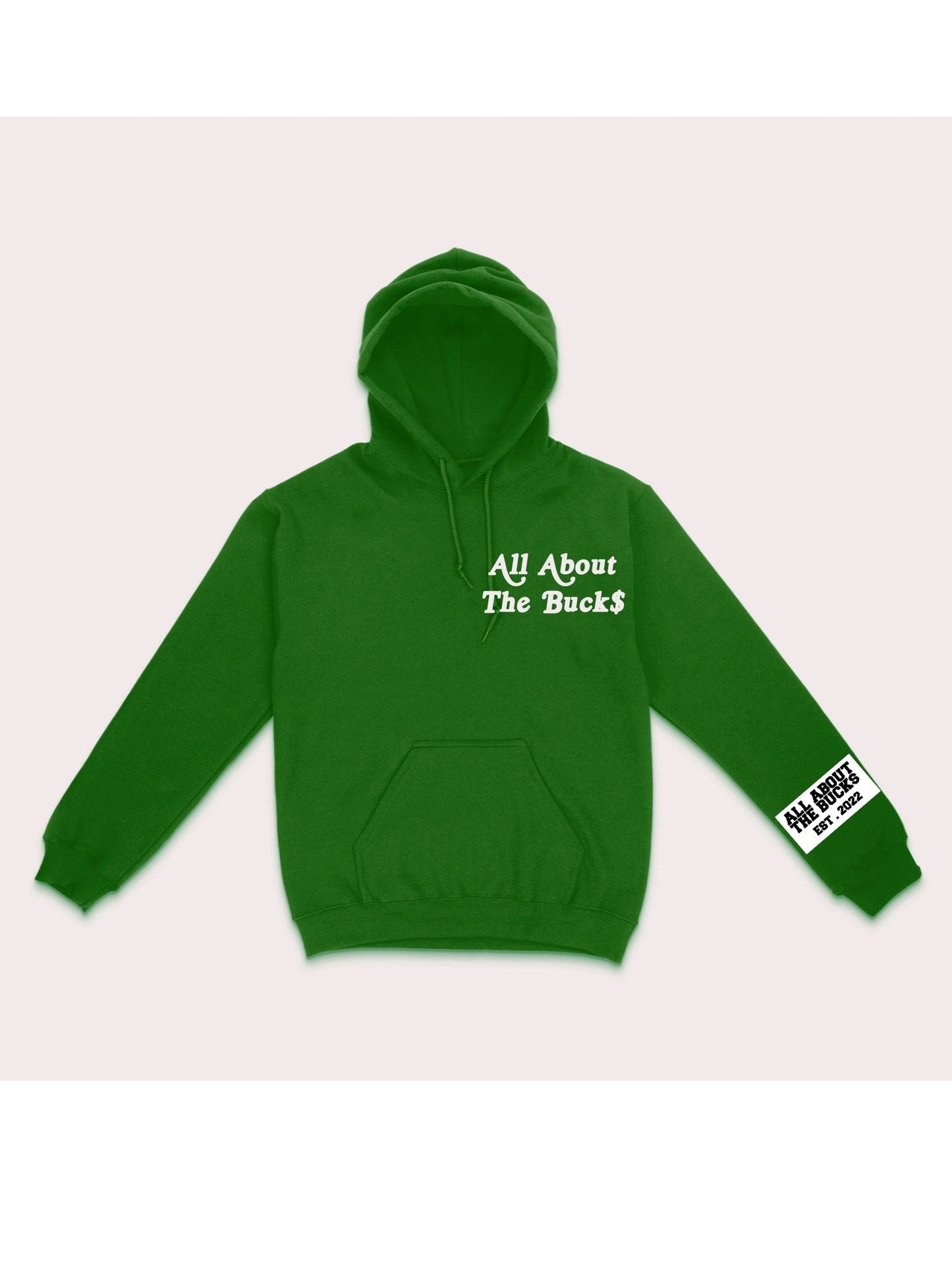 Green I Was Chasing Buck$ Hoodies