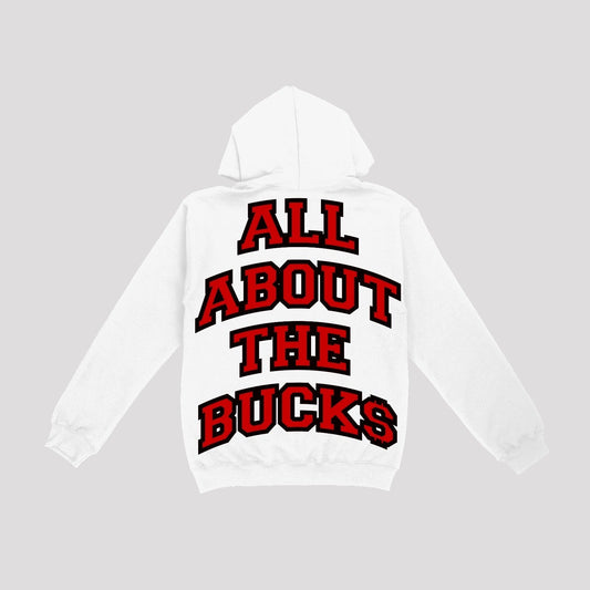 White/Red Arch Hoodie