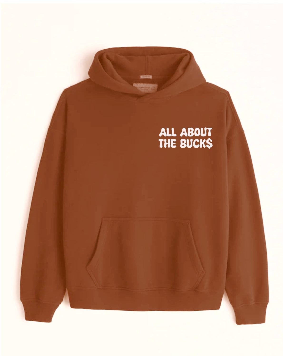 All About The Buck$ Clay Small Logo Hoodie