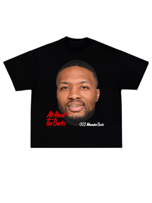 Dame Lillard Gold Grill Tee