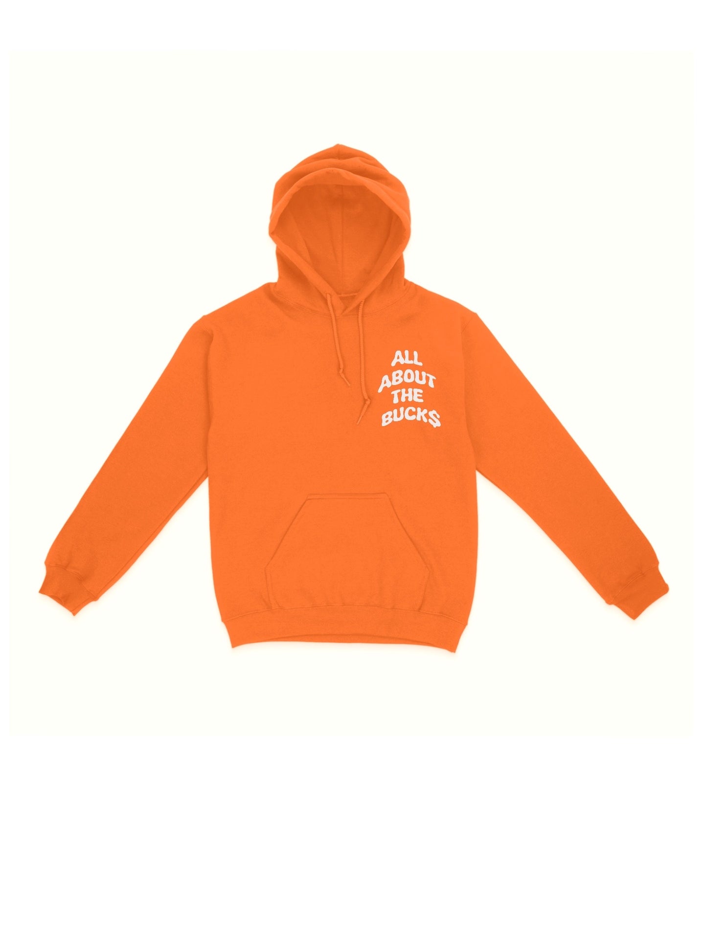 Orange AllAboutTheBuck$ Hoodie