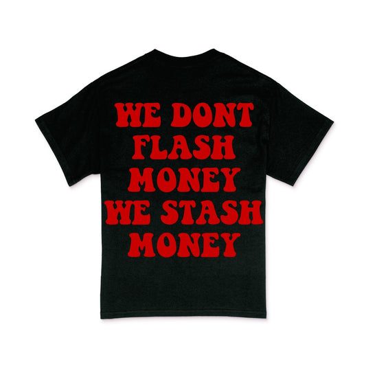 Black/Red We Don’t Flash Tee