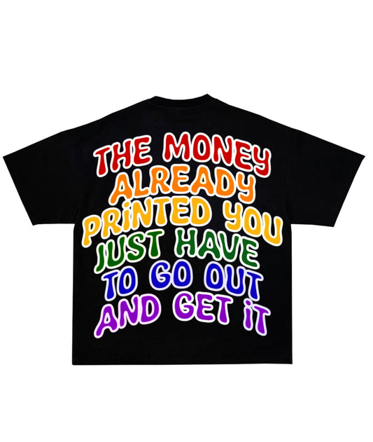 Black Rainbow The Money Printed Tee