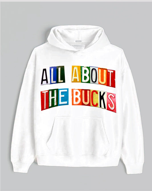 White License Plate Hoodie