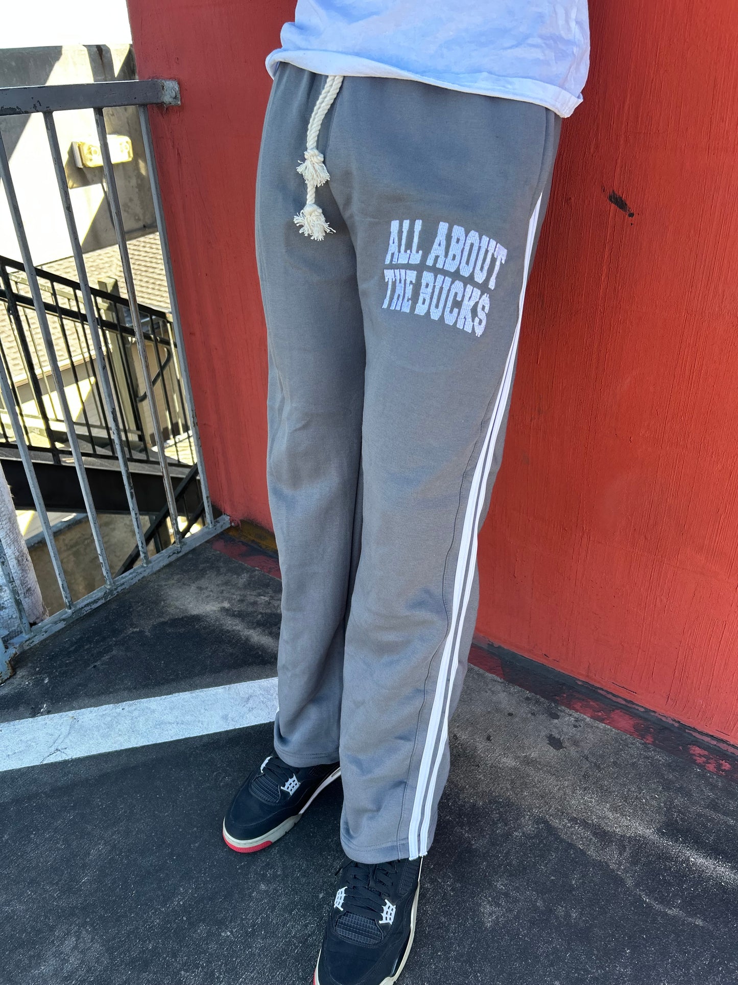 AllAboutTheBuck$ Gray Baggy Sweats