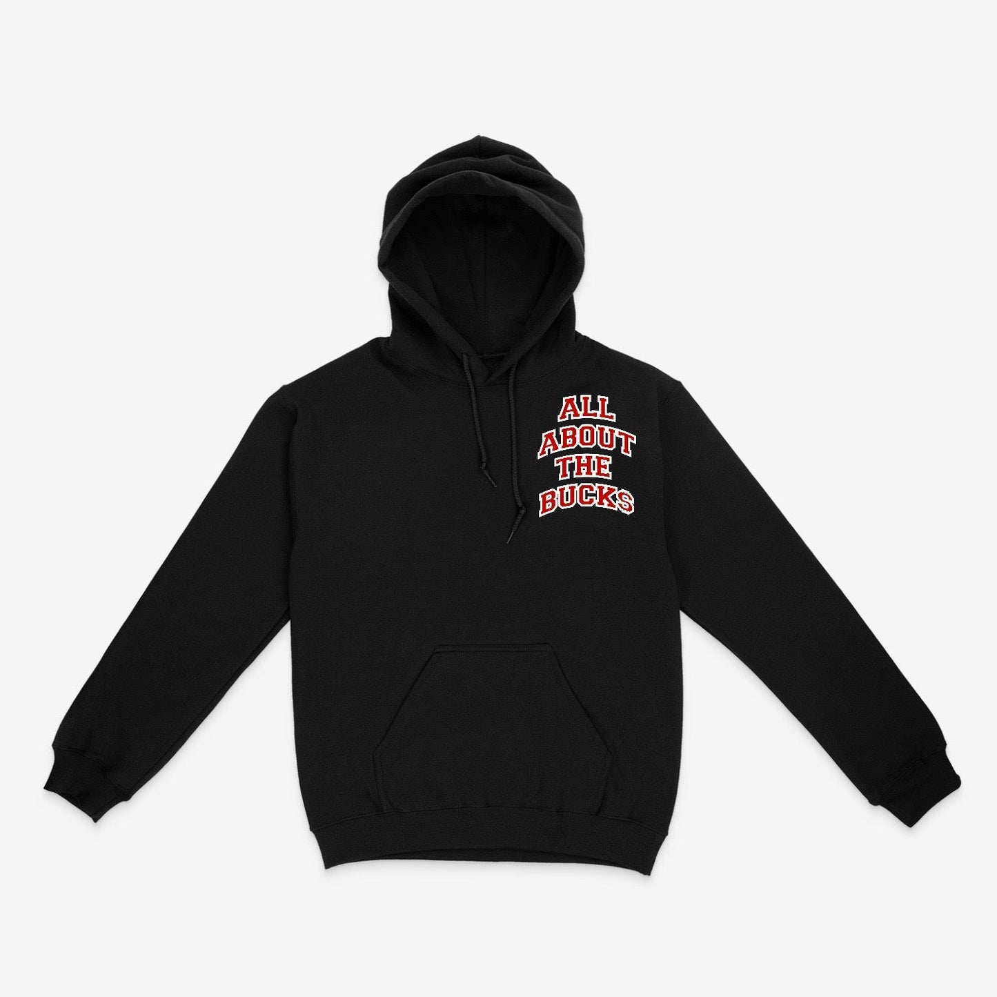 Black/Red Arch Hoodie