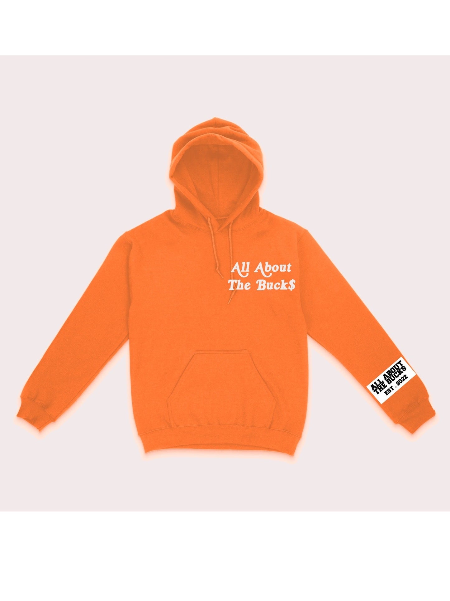 Orange I Was Chasing Buck$ Hoodies