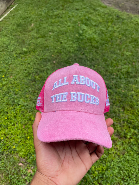 AllAboutTheBuck$ Pink Trucker Cap