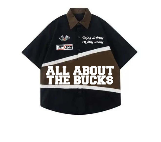 AllAboutTheBuck$ Brown/Black Mechanic Shirt