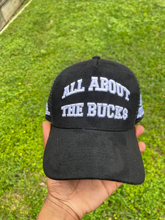 AllAboutTheBuck$ Black Trucker Cap