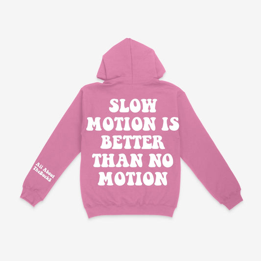 Pink Slow Motion Hoodie
